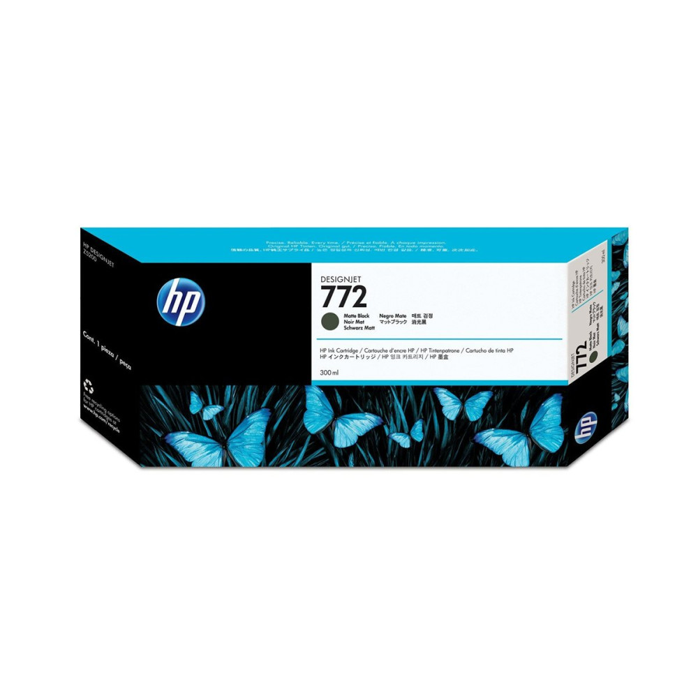 Produktbild för HP 772 - mattsvart - original - DesignJet - bläckpatron