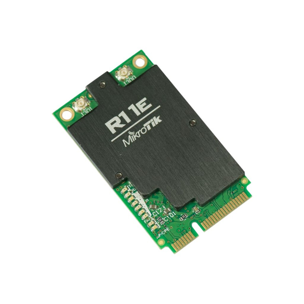 Produktbild för MikroTik RouterBOARD R11e-2HnD - nätverksadapter - PCIe Mini Card