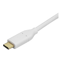 Produktbild för StarTech USB-C till Mini DisplayPort-adapter - 4K 60 Hz - Vit - videokort - USB-C till Mini DisplayPort - 18 cm