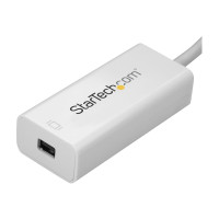 Produktbild för StarTech USB-C till Mini DisplayPort-adapter - 4K 60 Hz - Vit - videokort - USB-C till Mini DisplayPort - 18 cm