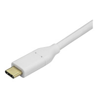 Produktbild för StarTech USB-C till Mini DisplayPort-adapter - 4K 60 Hz - Vit - videokort - USB-C till Mini DisplayPort - 18 cm