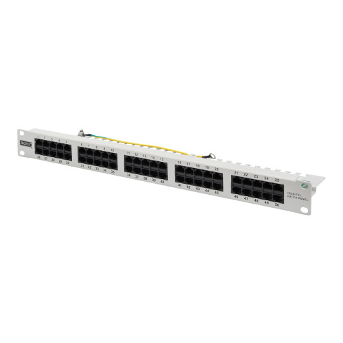 Digitus DIGITUS CAT 3 ISDN - patch-panel - 1U - 19"