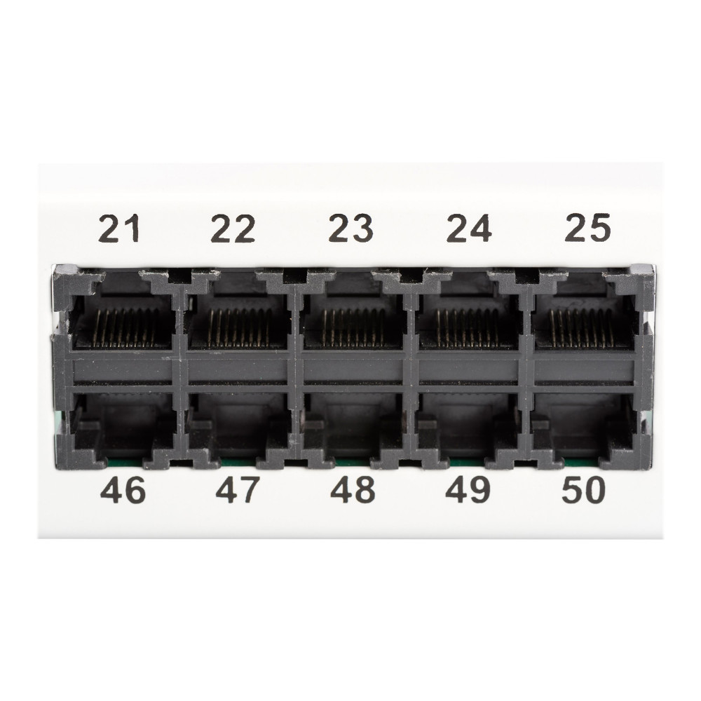 Produktbild för DIGITUS CAT 3 ISDN - patch-panel - 1U - 19"