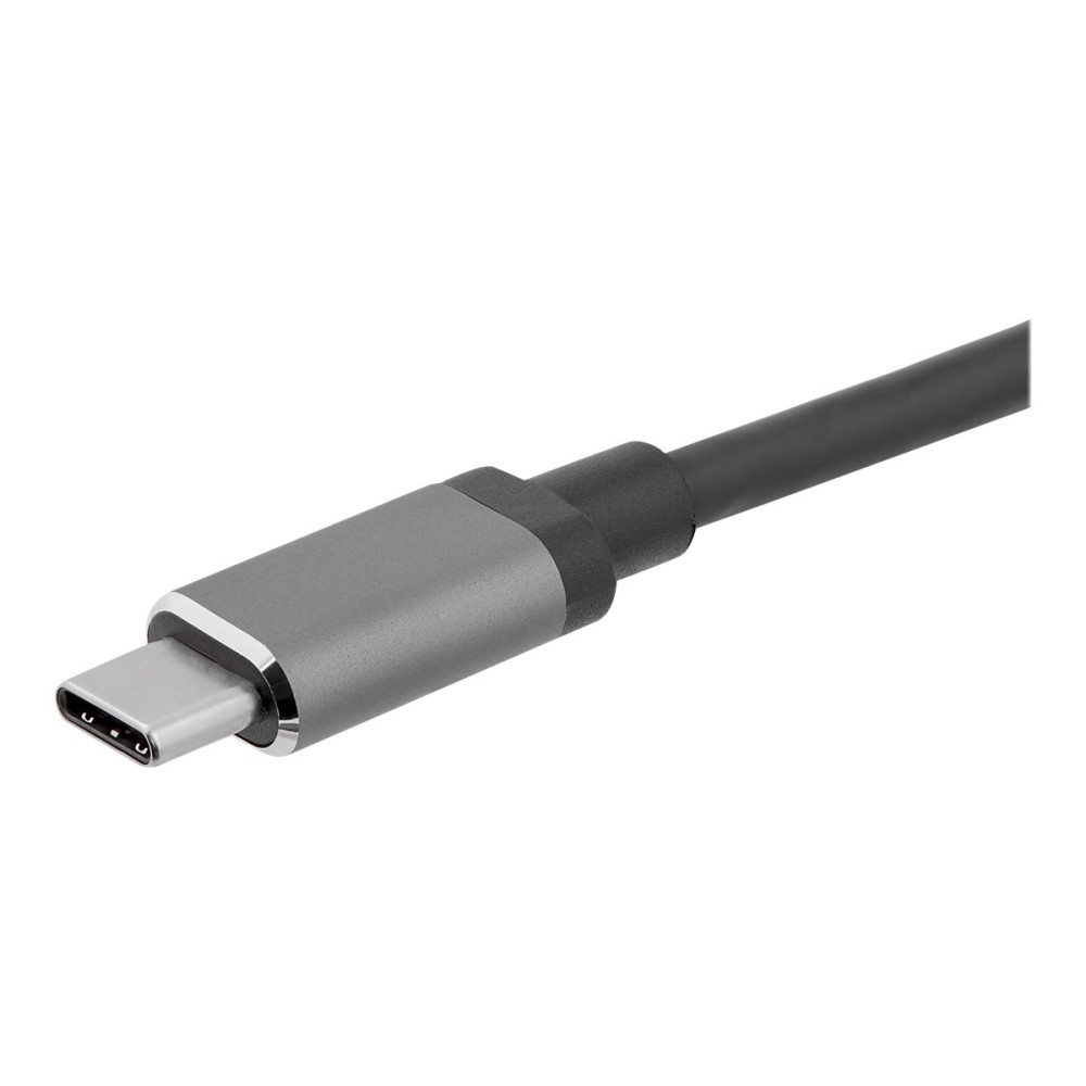 Produktbild för StarTech.com USB-C till VGA- och HDMI-adapter - 2-i-1 - 4K 30 Hz - rymdgrå - extern videoadapter - IT6222 - rymdgrå