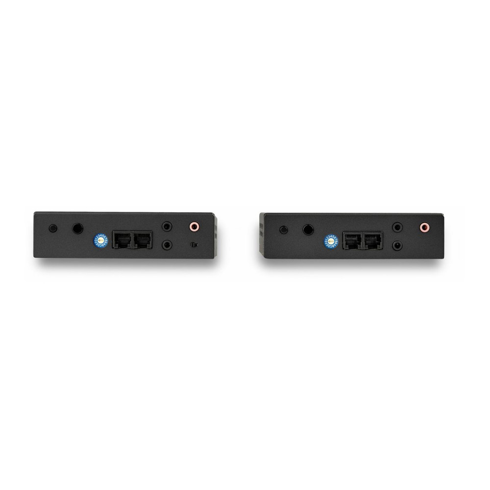 Produktbild för StarTech.com HDMI over IP Extender Kit with Video Wall Support - 1080p - HDMI over CAT5e / CAT6 Transmitter and Receiver Kit (ST12MHDLAN2K) - video/ljud/infraröd/seriell förlängare - HDMI - TAA-kompatibel