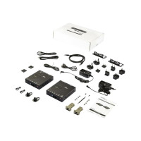 Produktbild för StarTech.com HDMI over IP Extender Kit with Video Wall Support - 1080p - HDMI over CAT5e / CAT6 Transmitter and Receiver Kit (ST12MHDLAN2K) - video/ljud/infraröd/seriell förlängare - HDMI - TAA-kompatibel