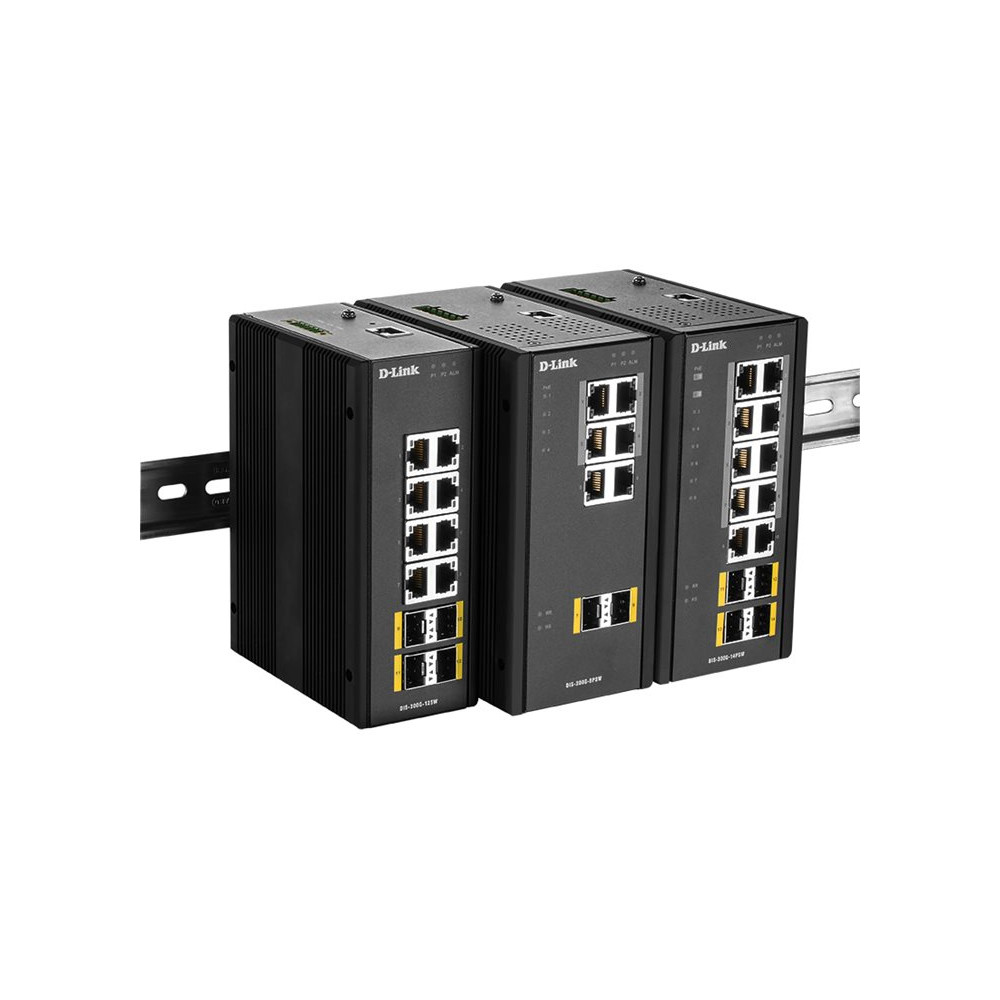 Produktbild för D-Link DIS 300G-12SW - switch - 8 portar - Administrerad