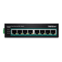 Produktbild för TRENDnet TI-PE80 - Industrial - switch - 8 portar - TAA-kompatibel