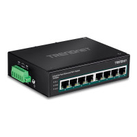 Produktbild för TRENDnet TI-PE80 - Industrial - switch - 8 portar - TAA-kompatibel