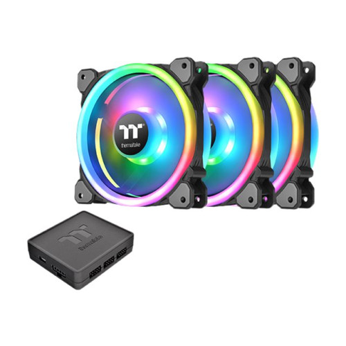 Thermaltake Technology Thermaltake Riing Trio 14 LED RGB Radiator Fan TT - Premium Edition - fläktsats för systemskåp