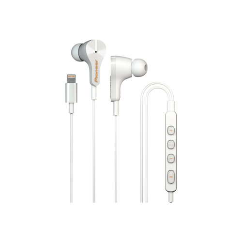 Pioneer Pioneer Rayz SE-LTC3R-W - hörlurar med mikrofon - Lightning