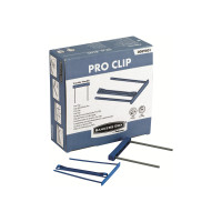 Produktbild för Bankers Box Pro Clip - klämfästemekanism - blå (paket om 50)