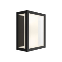 Produktbild för Philips Hue Impress - vägglampa - LED-glödlampa x 2 - 8 W - svart