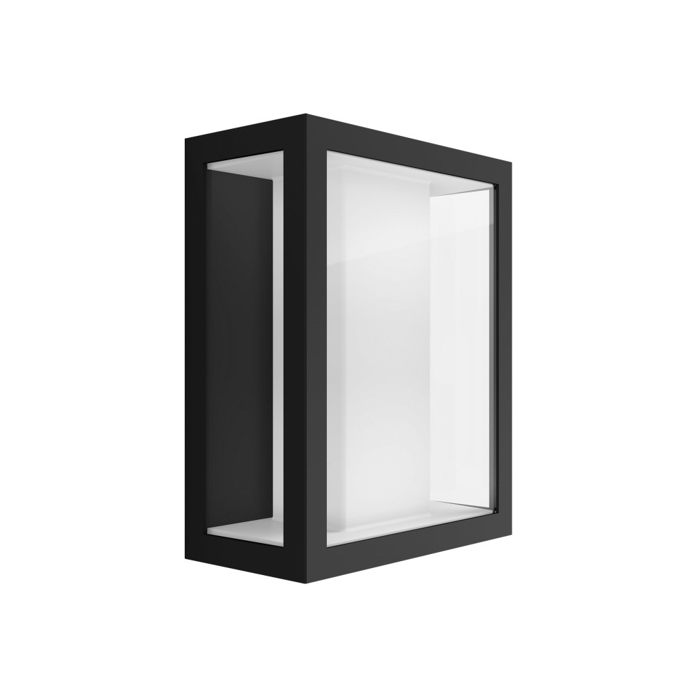Produktbild för Philips Hue Impress - vägglampa - LED-glödlampa x 2 - 8 W - svart
