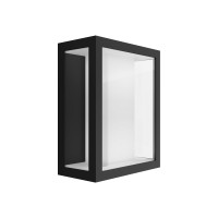 Produktbild för Philips Hue Impress - vägglampa - LED-glödlampa x 2 - 8 W - svart