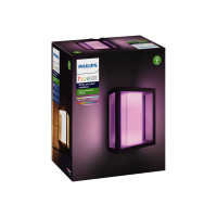Produktbild för Philips Hue Impress - vägglampa - LED-glödlampa x 2 - 8 W - svart