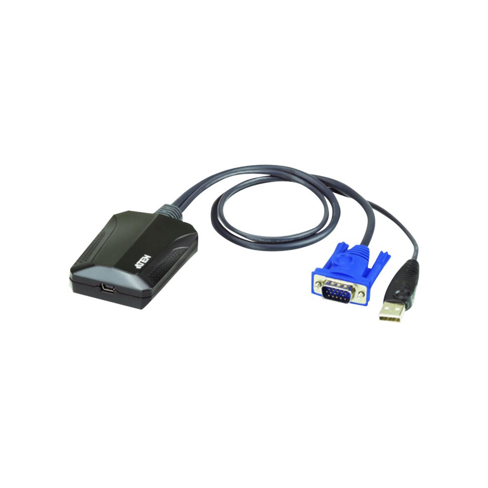 Produktbild för ATEN CV211 Laptop USB Console Adapter - omkopplare för tangentbord/video/mus - 1 portar