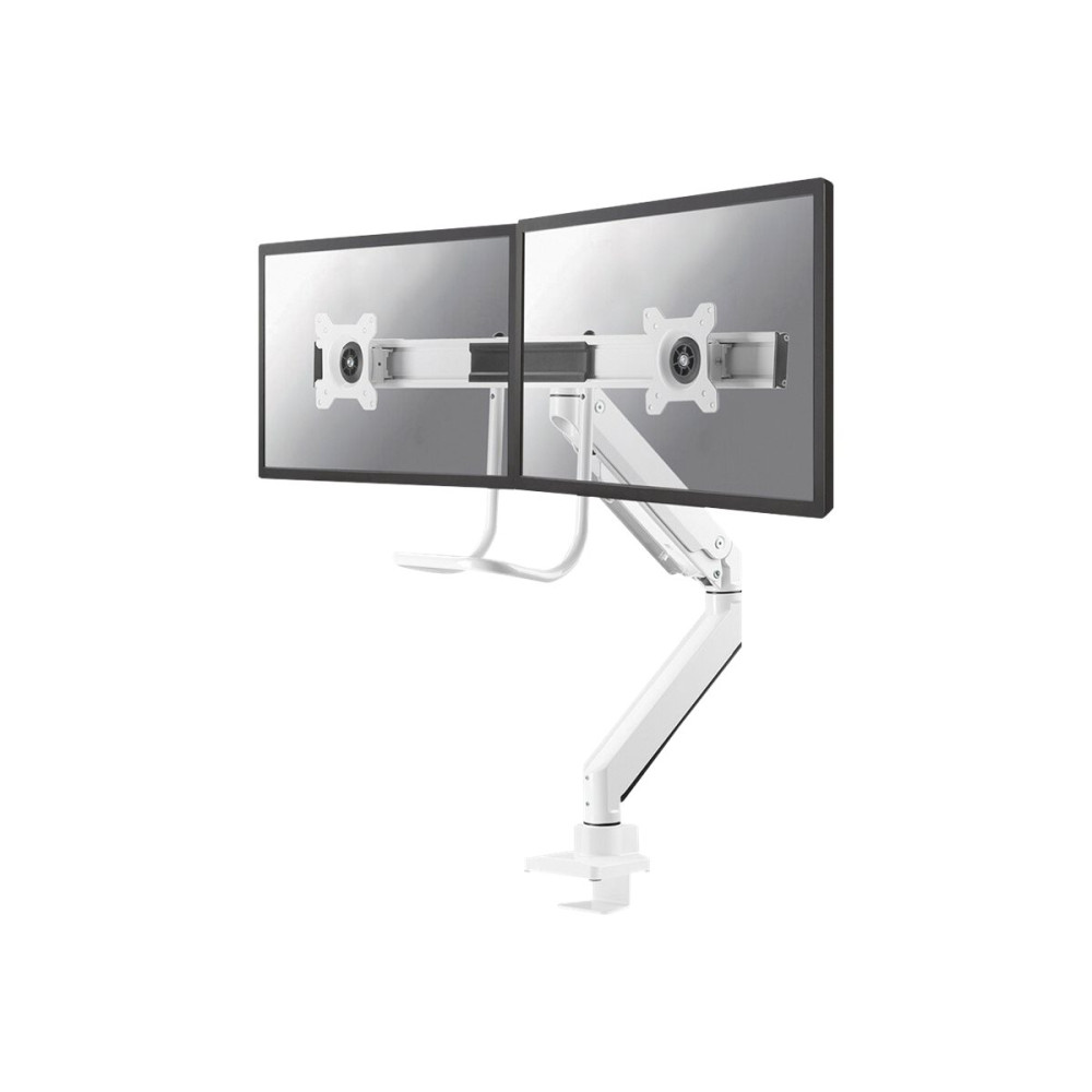 Produktbild för Neomounts NM-D775DX monteringssats - fullständig rörelse - för 2 LCD-bildskärmar - vit