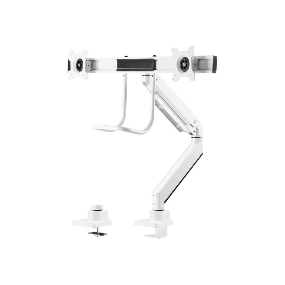 Produktbild för Neomounts NM-D775DX monteringssats - fullständig rörelse - för 2 LCD-bildskärmar - vit