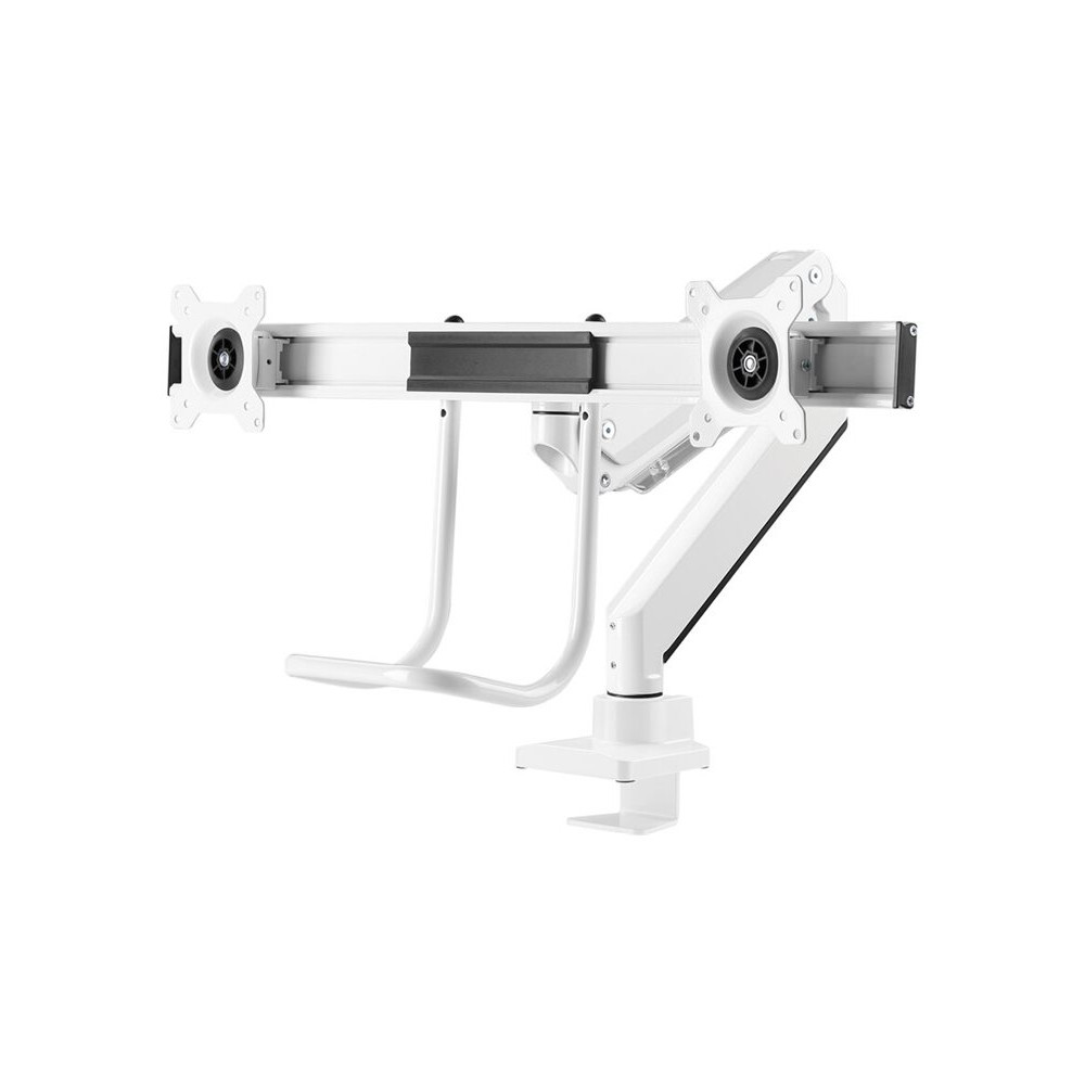 Produktbild för Neomounts NM-D775DX monteringssats - fullständig rörelse - för 2 LCD-bildskärmar - vit