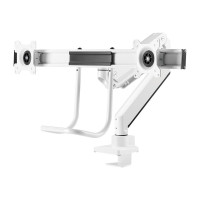 Produktbild för Neomounts NM-D775DX monteringssats - fullständig rörelse - för 2 LCD-bildskärmar - vit