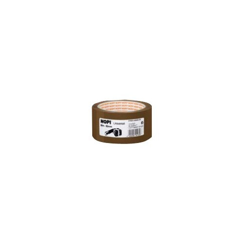 Beiersdorf Nopi Universal förpackningstejp - 50 mm x 66 m - brun