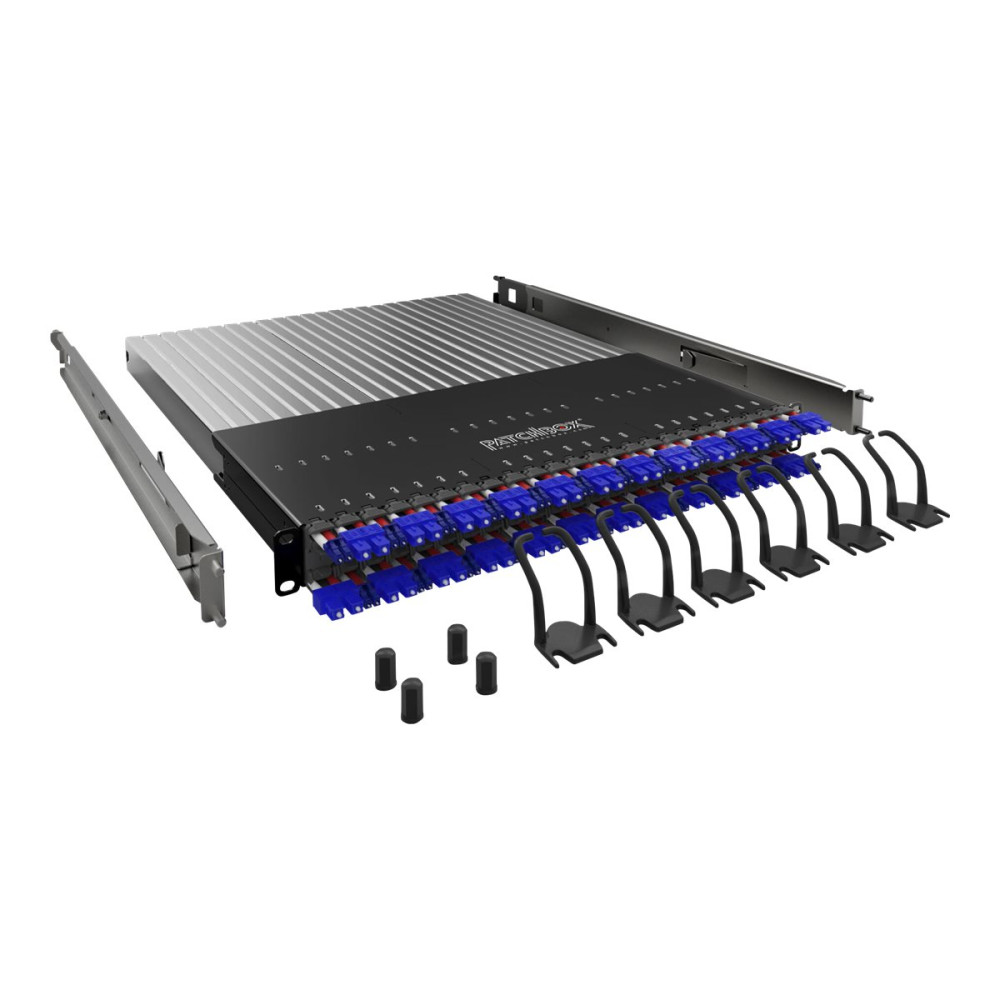 Produktbild för PATCHBOX PLUS+ SYSTEM OS2 LC-SC - kabelhållarsats för rack - 1U - 19"