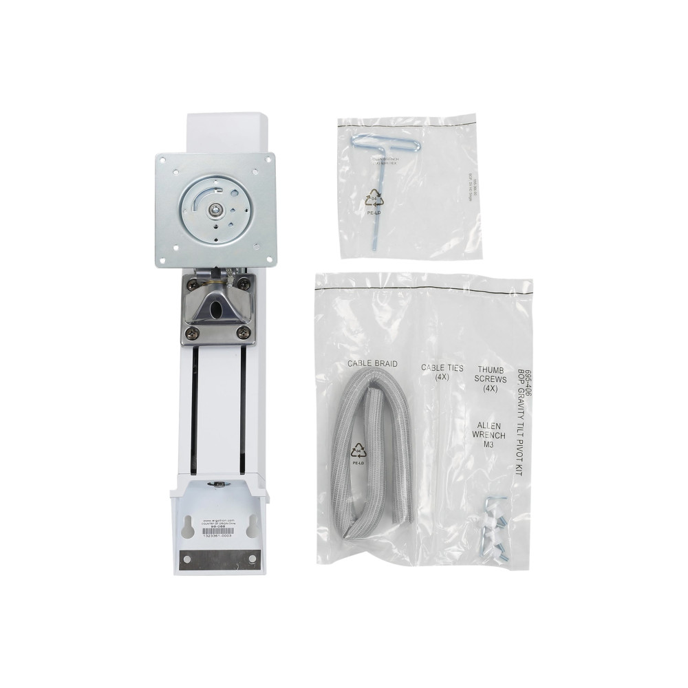 Produktbild för Ergotron StyleView HD Monitor Kit monteringskomponent - för Allt-i-ett - vit