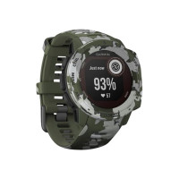 Produktbild för Garmin Instinct Solar Camo Edition - lav kamouflage - sportklocka med band - lavmönstrad kamouflage