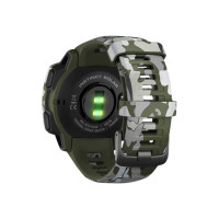 Produktbild för Garmin Instinct Solar Camo Edition - lav kamouflage - sportklocka med band - lavmönstrad kamouflage
