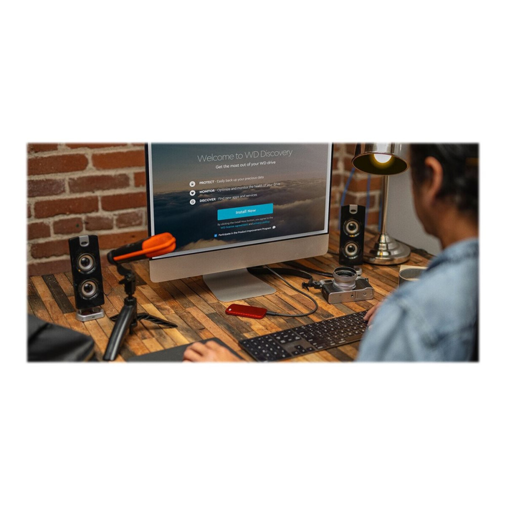 Produktbild för WD My Passport SSD WDBAGF0020BRD - SSD - 2 TB - USB 3.2 Gen 2