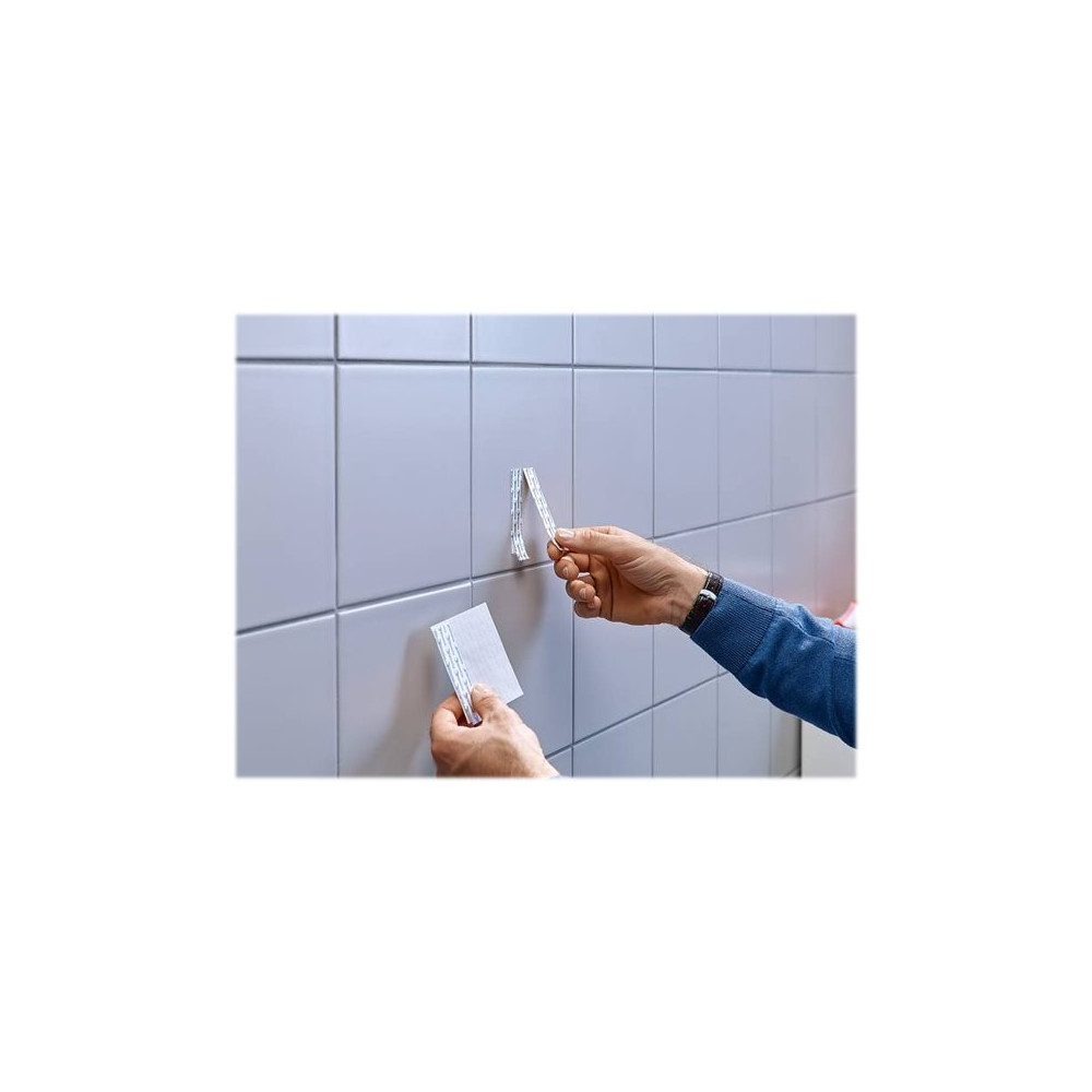 Produktbild för Tesa Powerstrips - självhäftande krok - vit (paket om 2)