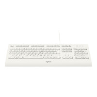 Produktbild för Logitech K280e - tangentbord - tysk - vit Inmatningsenhet