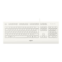 Produktbild för Logitech K280e - tangentbord - tysk - vit Inmatningsenhet