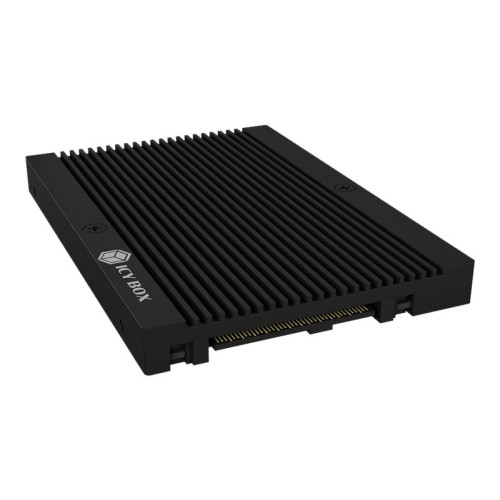 RaidSonic Technology ICY BOX IB-M2U04 - gränssnittsadapter - M.2 NVMe Card / PCIe 4.0 (NVMe) - U.2