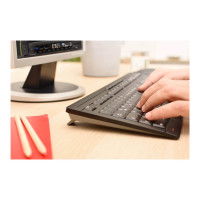 Produktbild för CHERRY STREAM DESKTOP - sats med tangentbord och mus - schweizisk - svart Inmatningsenhet