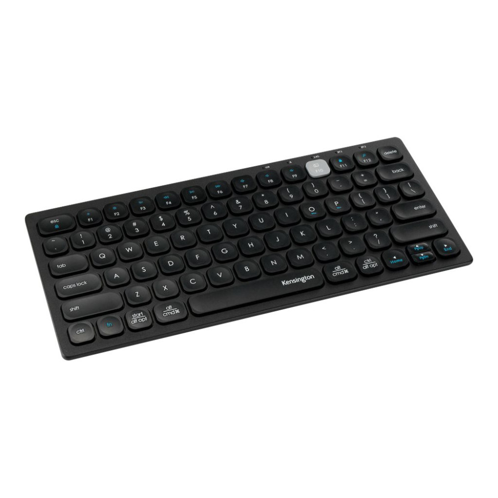 Produktbild för Kensington Multi-Device Dual Wireless Compact Keyboard - tangentbord - hela norden - svart Inmatningsenhet