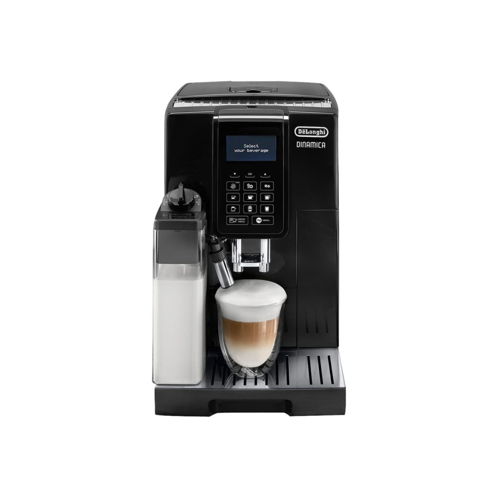 Produktbild för De'Longhi Premium DINAMICA ECAM 353.75.B - automatisk kaffekokare med mjölkskummare - 15 bar - silver