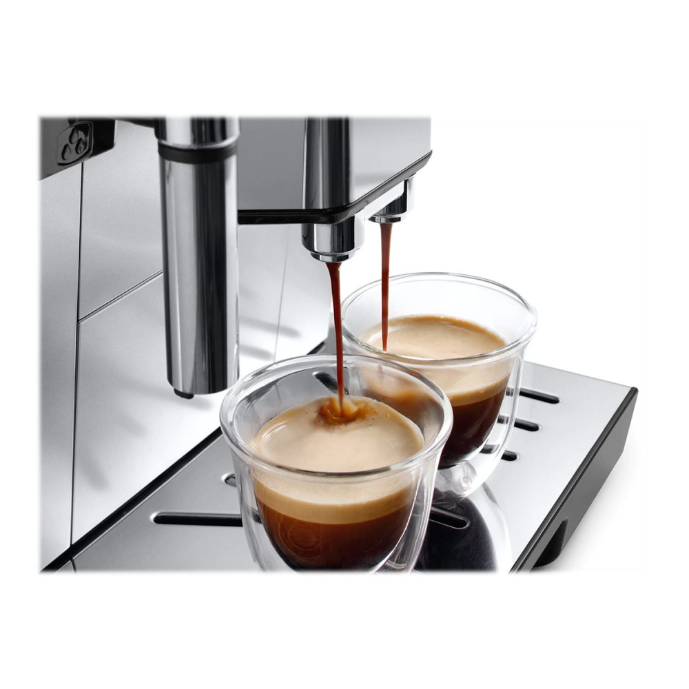 Produktbild för De'Longhi Premium DINAMICA ECAM 353.75.B - automatisk kaffekokare med mjölkskummare - 15 bar - silver