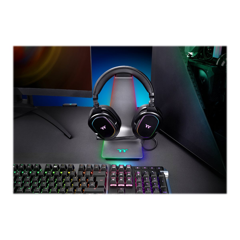 Produktbild för Thermaltake ARGENT HS1 RGB Headset Stand - hubb - 2 portar