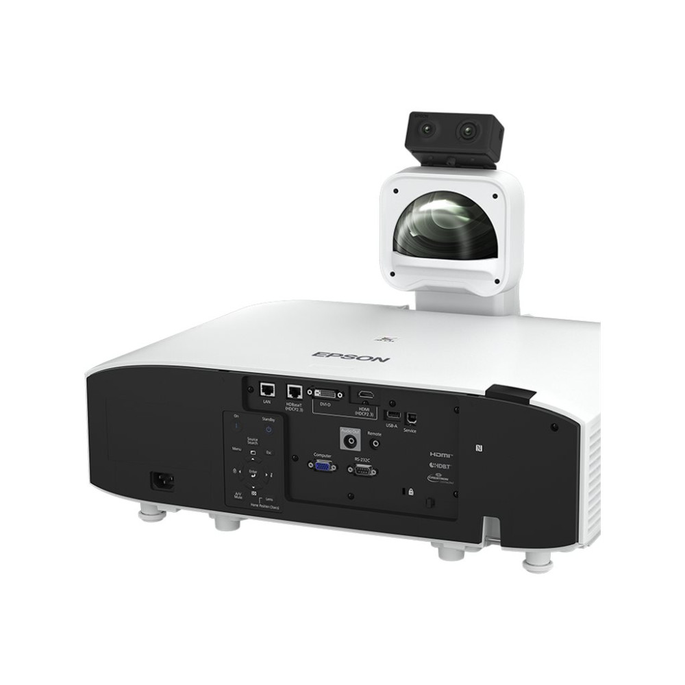 Produktbild för Epson EB-PU1008W - 3LCD-projektor - LAN - vit
