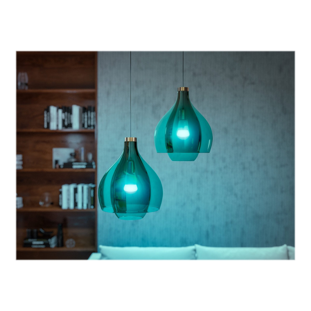 Produktbild för Philips Hue White ambiance Starter Kit - trådlös belysningsuppsättning - LED-glödlampa x 2 - form: A60 - E27 - 8 W - varmt vitt till svalt dagsljus - 2200-6500 K