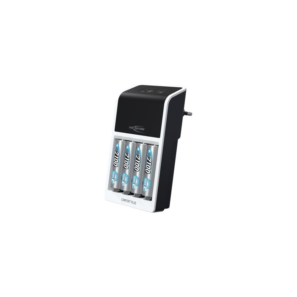 Produktbild för ANSMANN Comfort Plus batteriladdare - 4 x AA-typ - NiMH