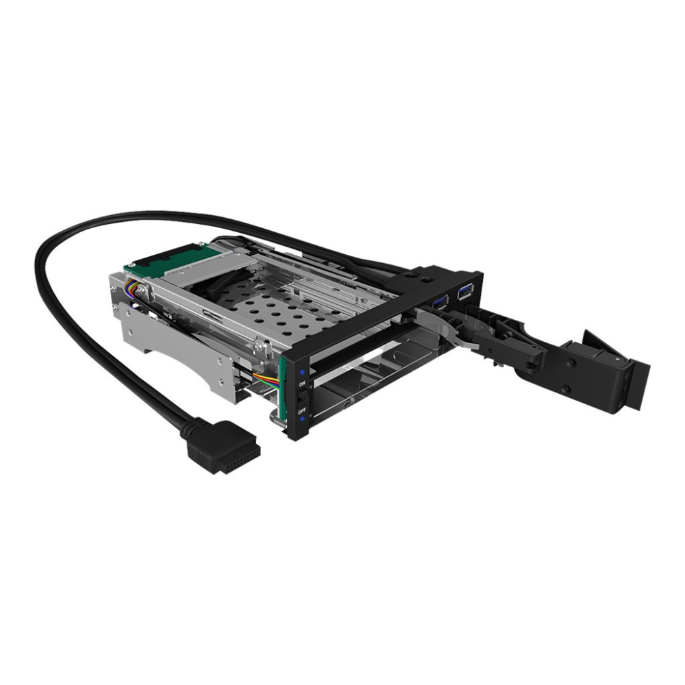 Produktbild för ICY BOX IB-174SSK-U - förvaringsmobilrack