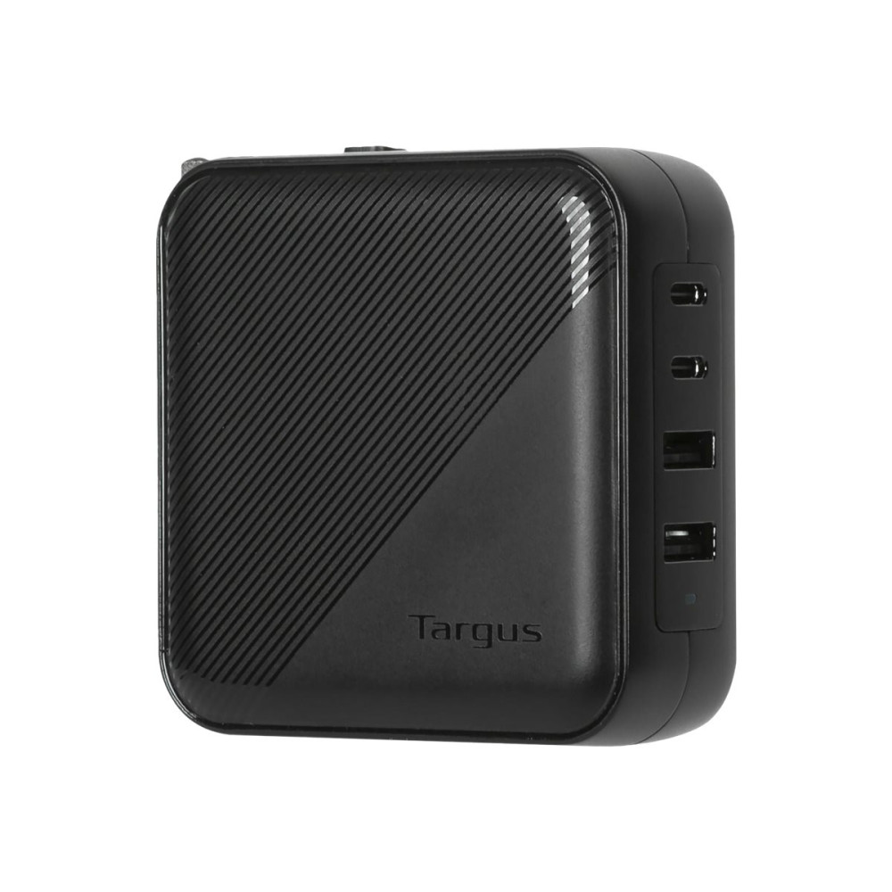 Produktbild för Targus strömadapter - GaN - 2 x USB-C, 2 x 9-stifts USB typ A - 100 watt