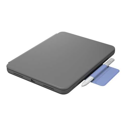Logitech Logitech Rugged Folio - tangentbord och foliefodral - QWERTY - italiensk - grafit Inmatningsenhet