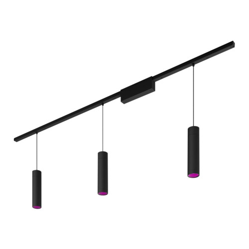 Philips Philips Hue White and Color Ambiance Perifo - skena med hängande lampor - LED x 3 - 15.6 W - vit nyans och stämningsfärg - 2000-6500 K - cylinder - svart
