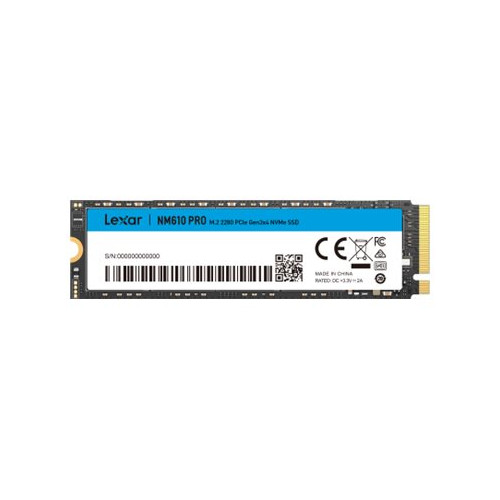 LEXAR Lexar NM610 Pro - SSD - 2 TB - PCIe 3.0 x4 (NVMe)