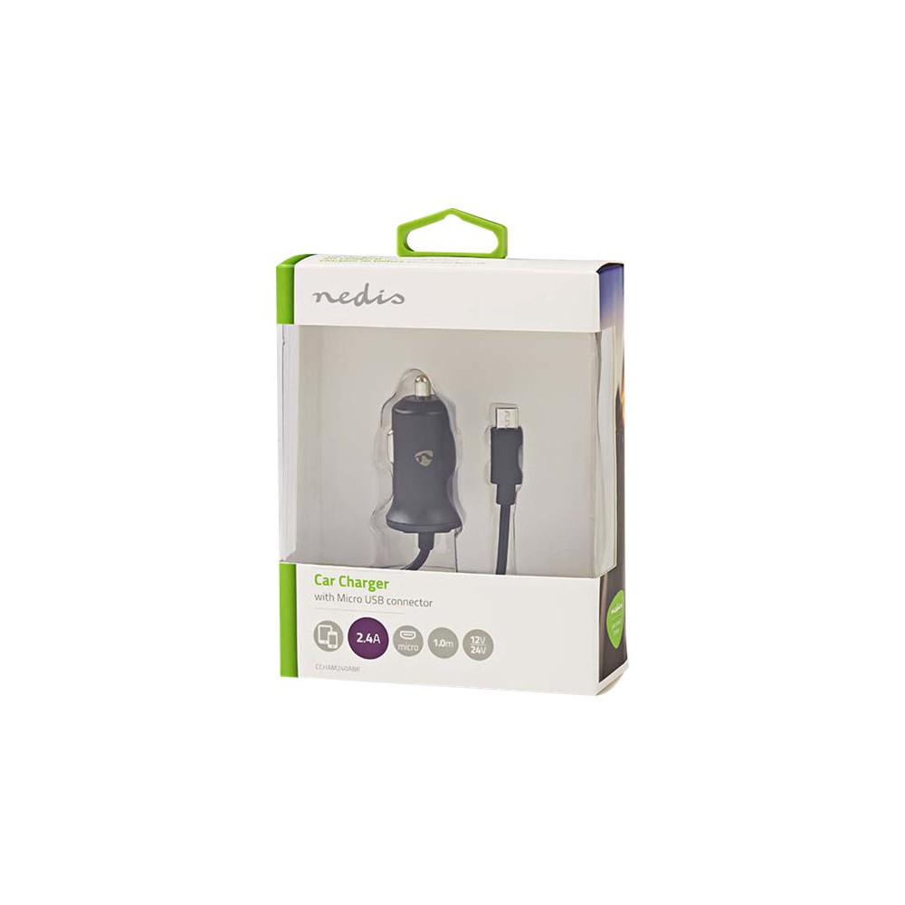Produktbild för Nedis strömadapter för bil - mikro-USB typ B
