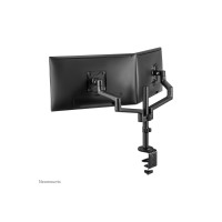 Produktbild för Neomounts DS60-425BL2 monteringssats - fullständig rörelse - för 2 monitorer - svart